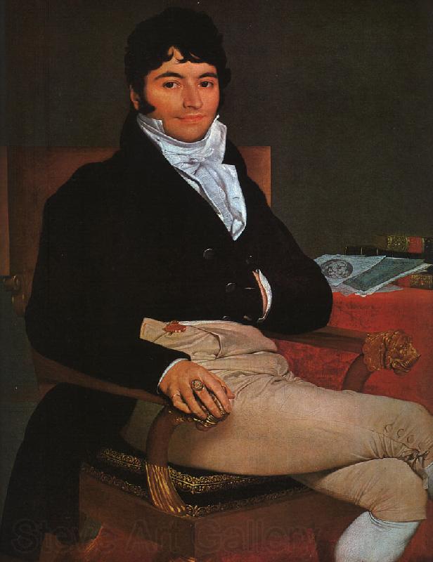 Jean-Auguste Dominique Ingres Portrait of M.Philibert Riviere France oil painting art